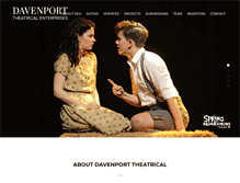 Tablet Screenshot of davenporttheatrical.com